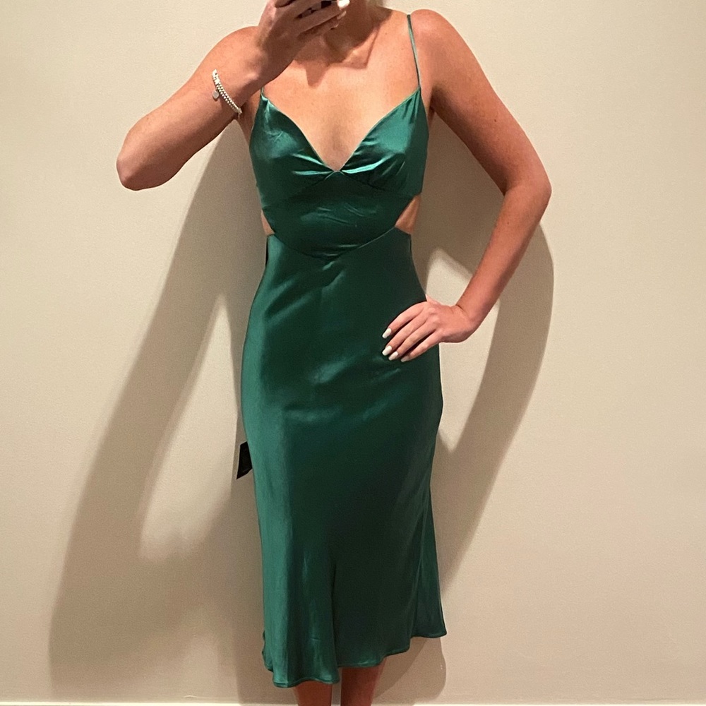 NWT midi slip dress